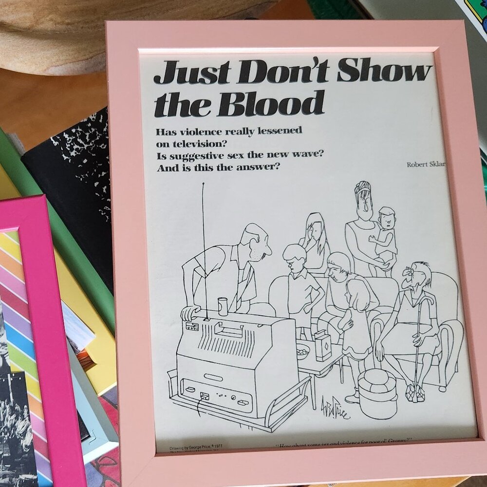 Art Print with Pink Frame Included